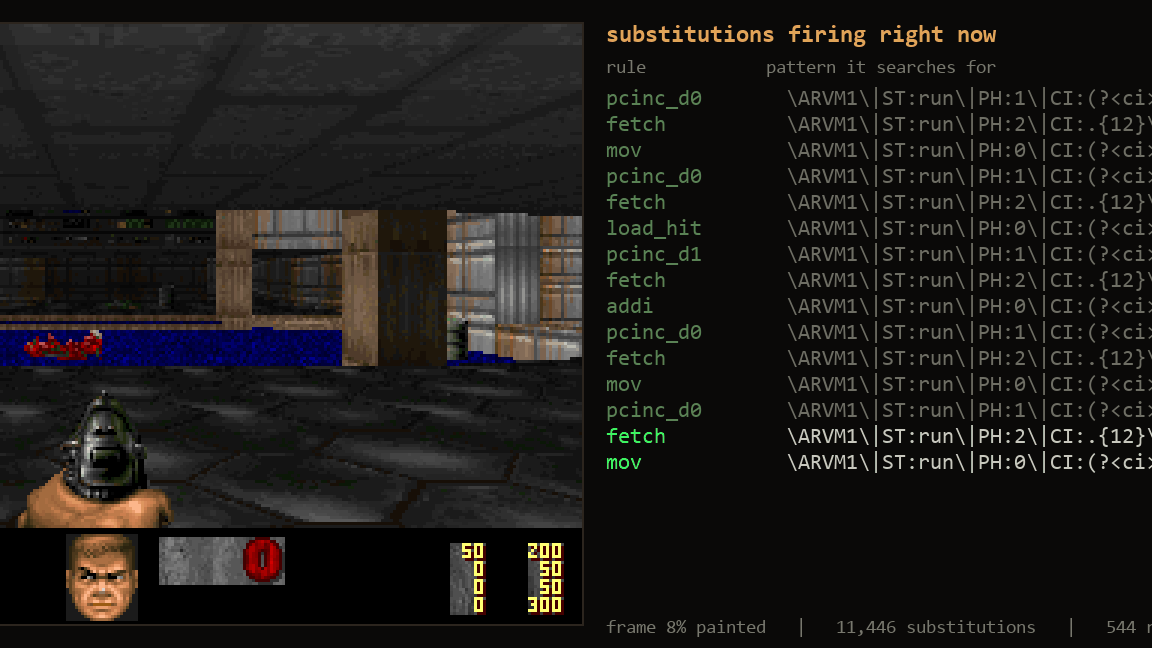 Featured image Coder runs Doom with regex at 80k subs per second