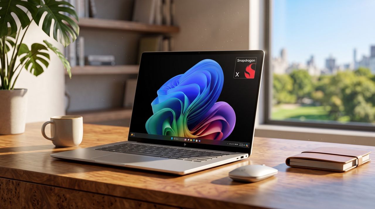 Featured image HP 16inch laptop with Snapdragon X for 809