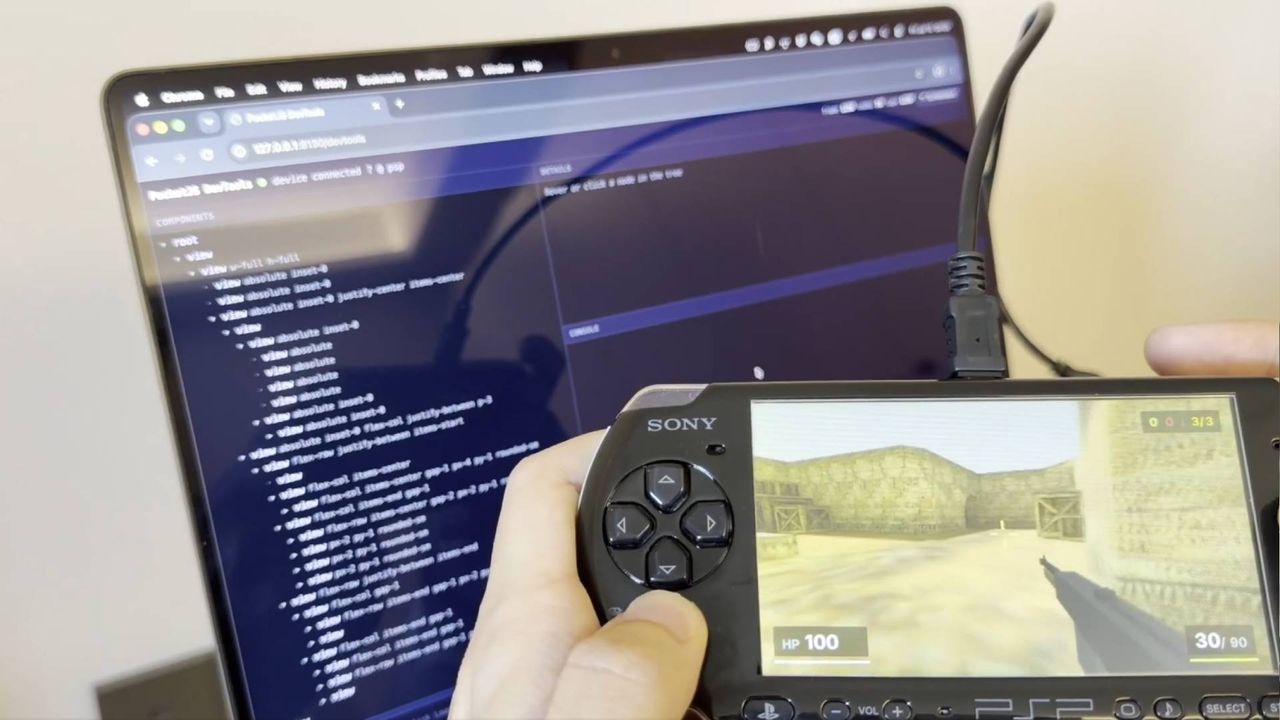 Featured image CS on PSP Modder runs favorite PC FPS on old handheld