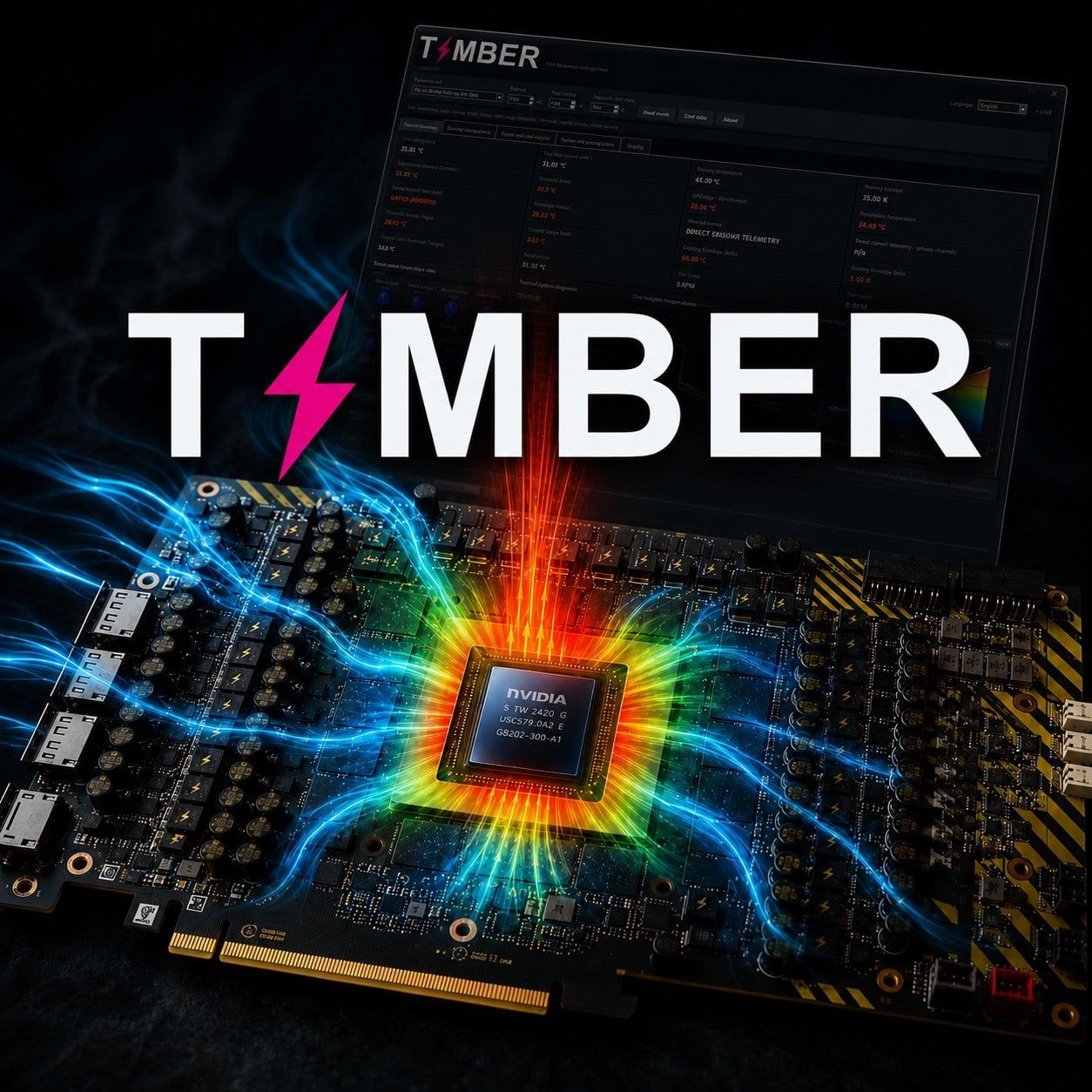 Featured image TIMBER 40 Complete tool for GPU GDDR7  TIM analysis