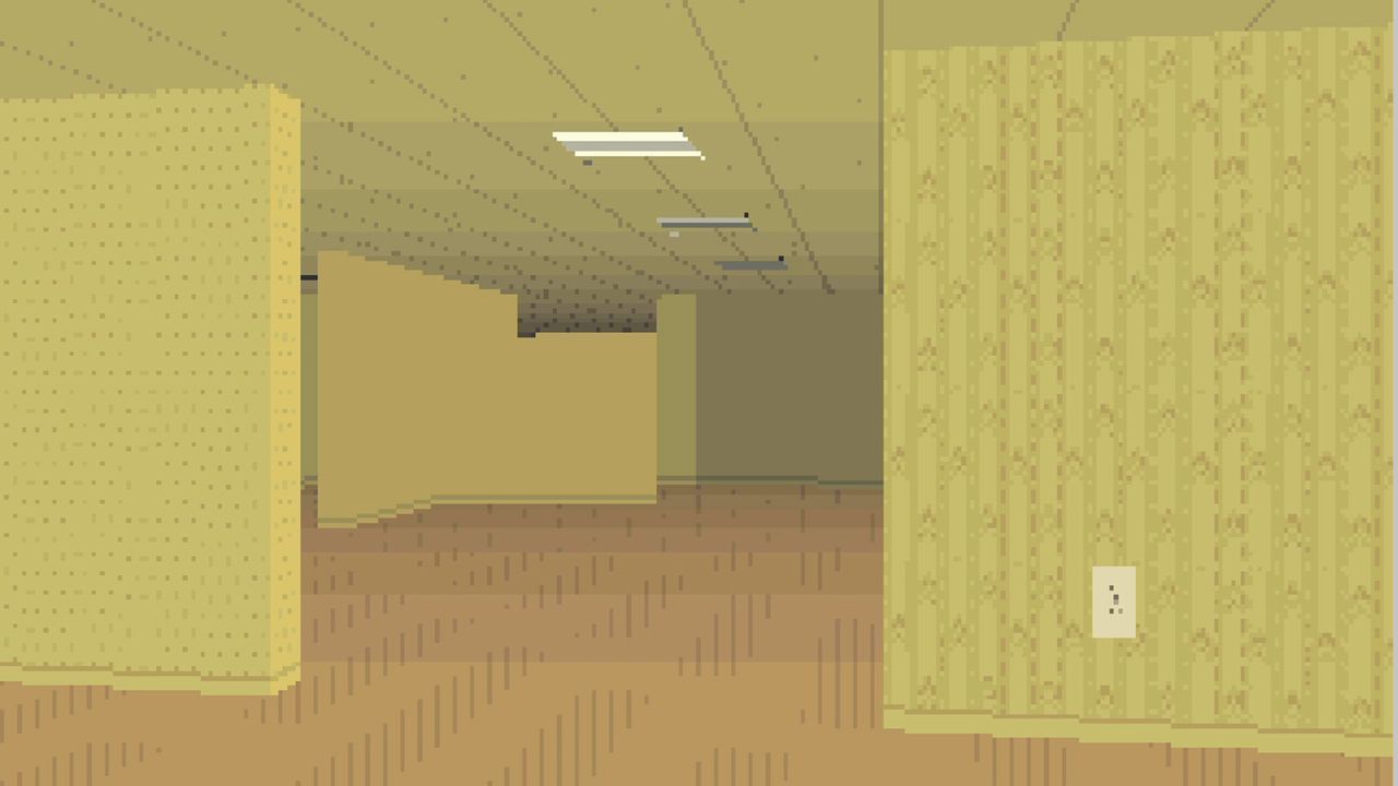 Featured image Sega 32X explores endless yellow Backrooms with raycasting visuals