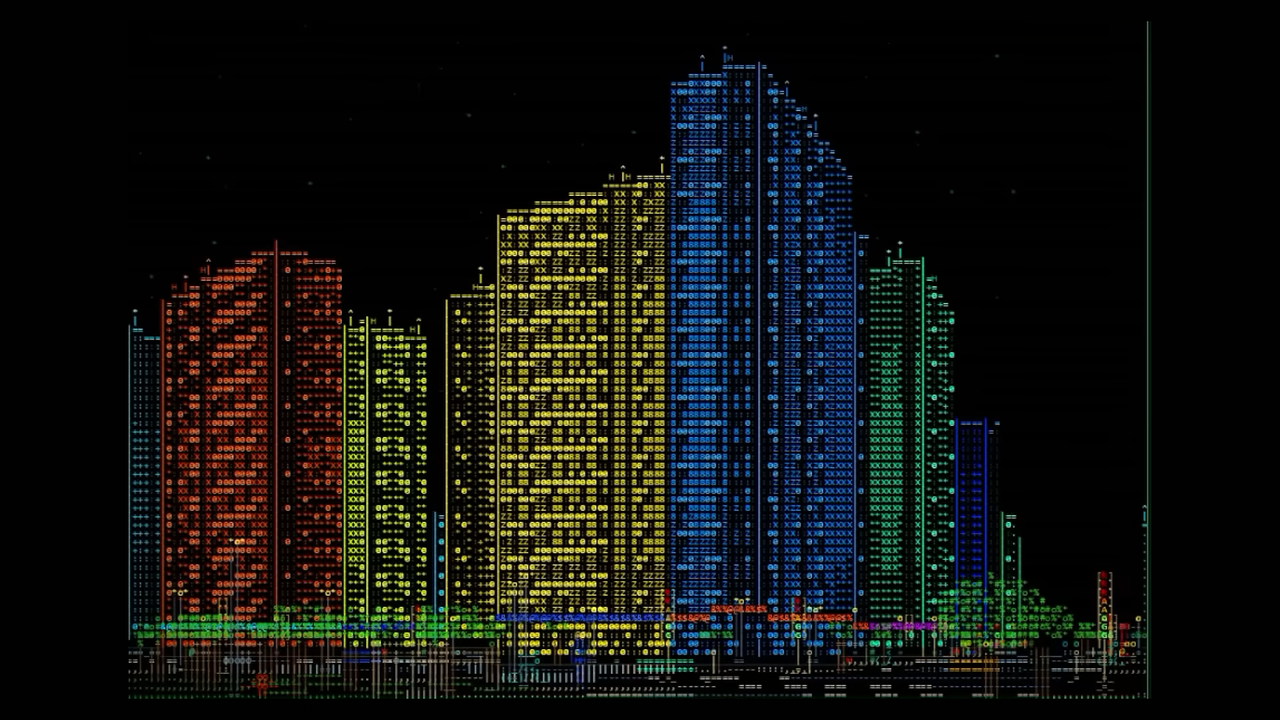 Featured image Building a cyberpunk city entirely in ASCII art