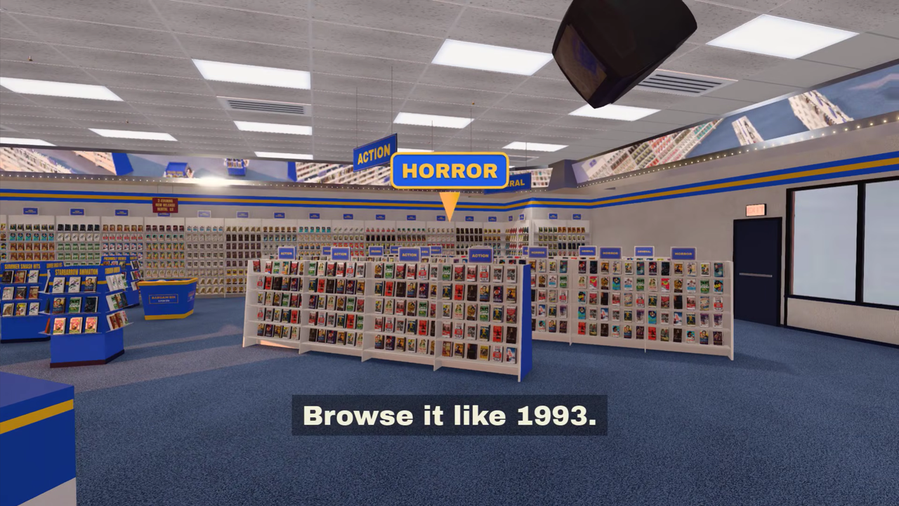Featured image Your own 3D VHS rental storefront on Jellyfin