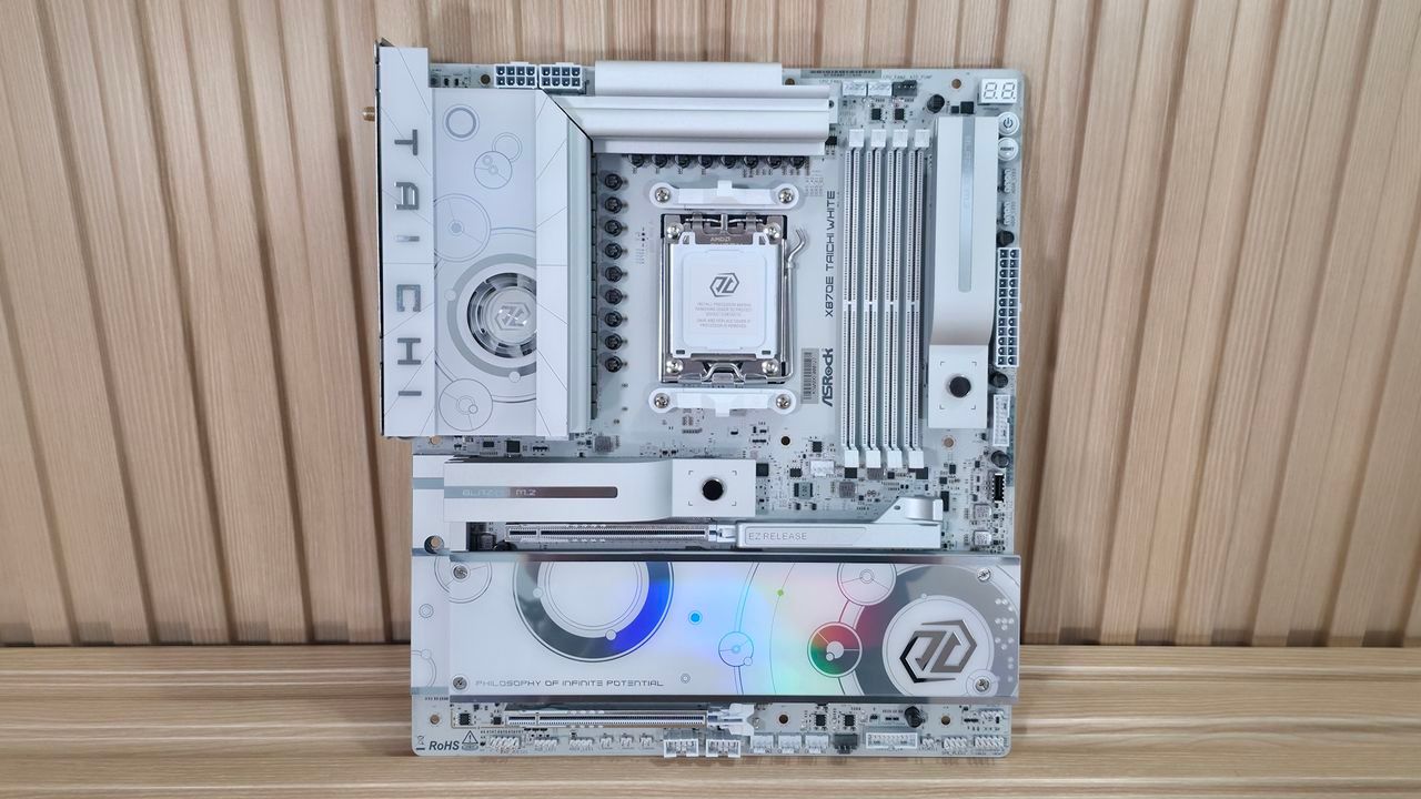 Featured image White Taichi Motherboard Review 10 GbE Connectivity