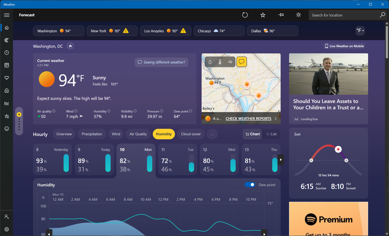 Featured image Windows 11 weather app hogs 12 GB of RAM just for a forecast