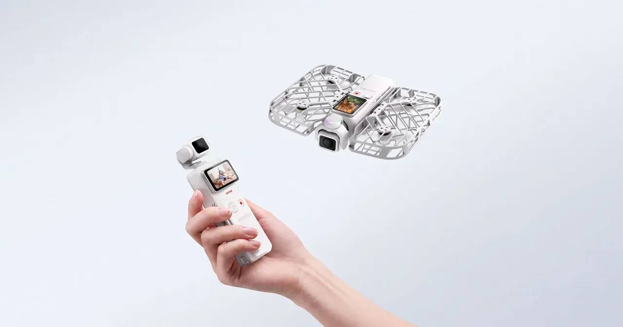 Featured image Snap the gimbal and fly AI tracking with HoverAirs modular drone