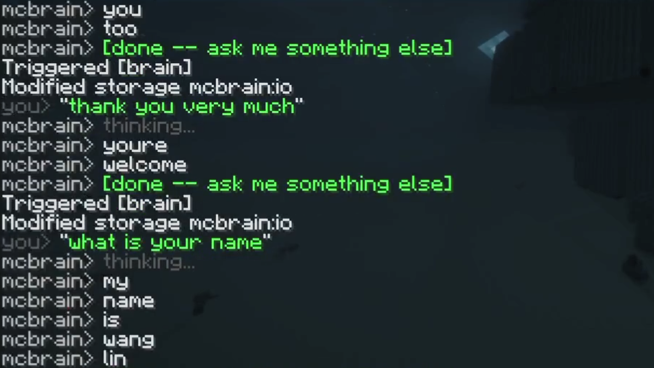 Featured image Build AI Chatbot in Minecraft with 445K command blocks