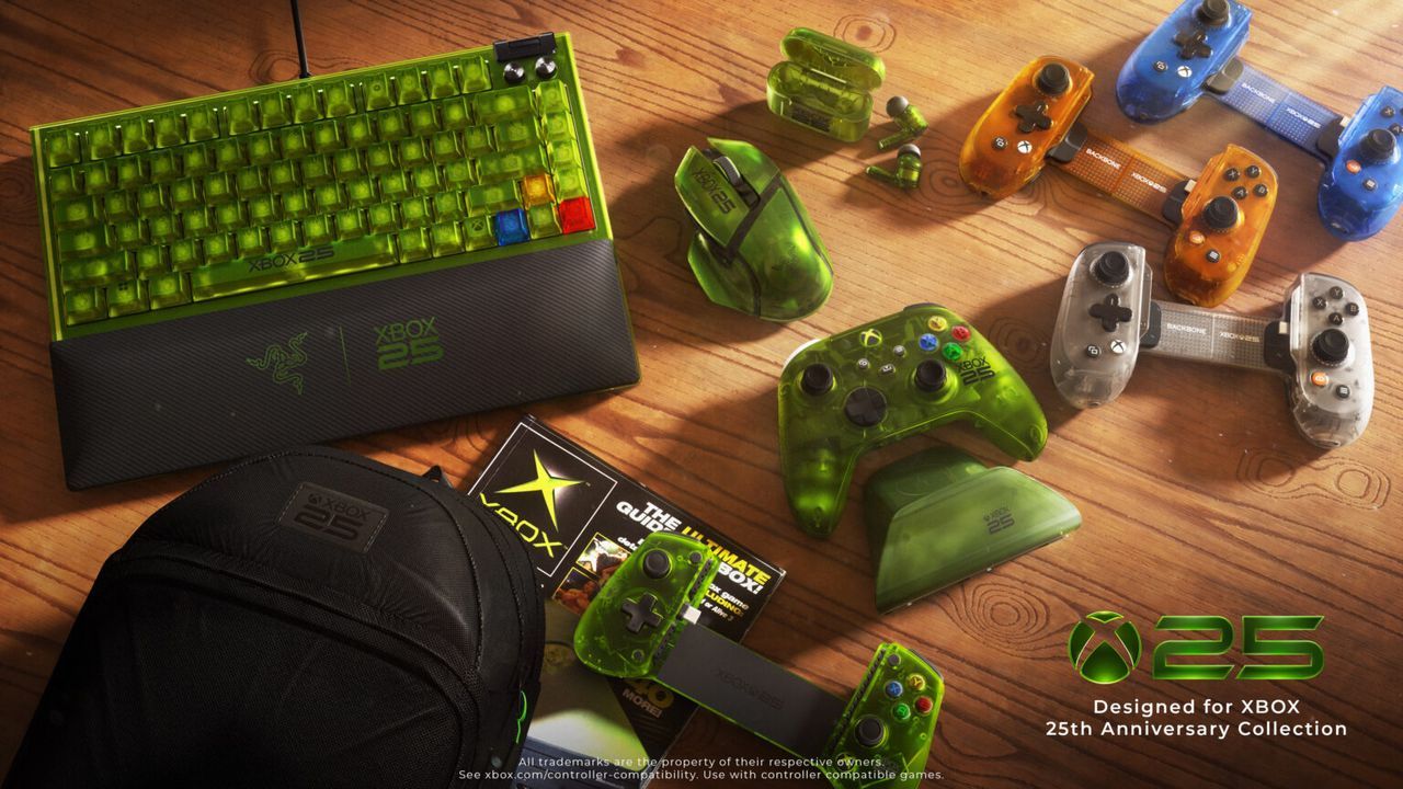 Featured image Xbox 25 Year Green Gear Razer PC Accessories Preorder now