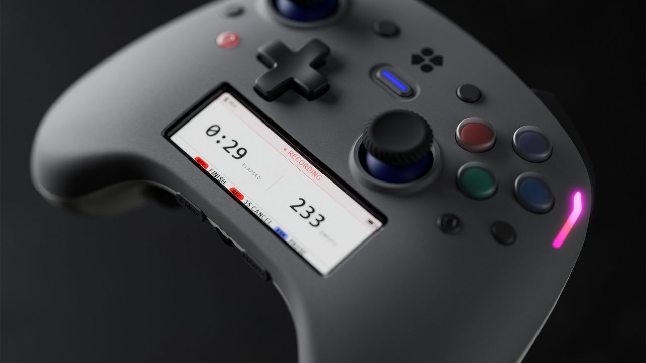 Featured image Custom OS controller with 279inch display