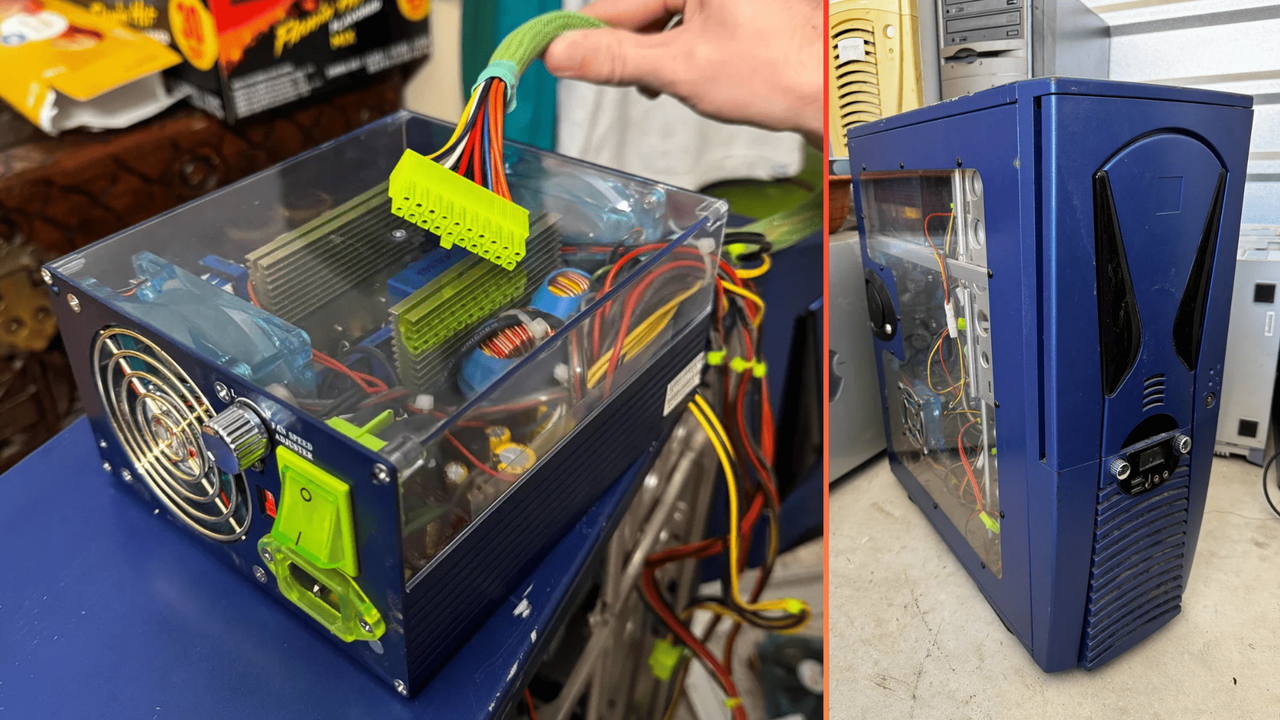 Featured image Auction winner unearths Y2K retro PC with UV PSU