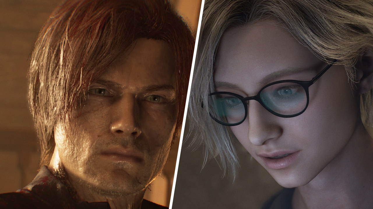 Featured image Leon Kennedy  Grace Ashcroft actors at Gamescom Future Games Show