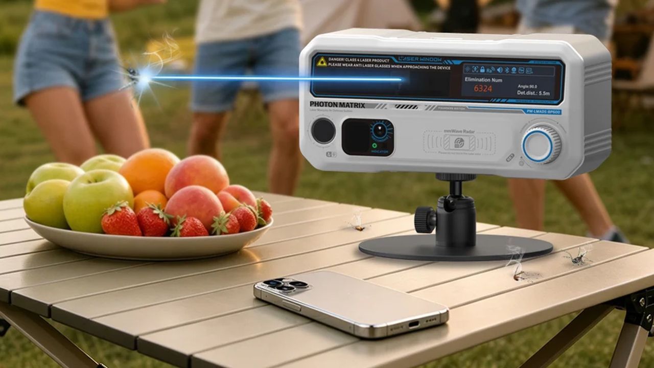 Featured image Futuristic laser zaps mosquitoes in action like air defense 1000 cost