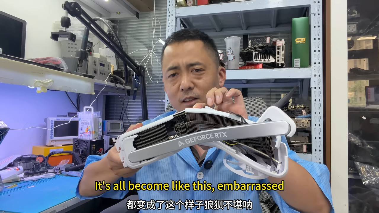 Featured image RTX 5060 Ti bent in half PCB save restores full power