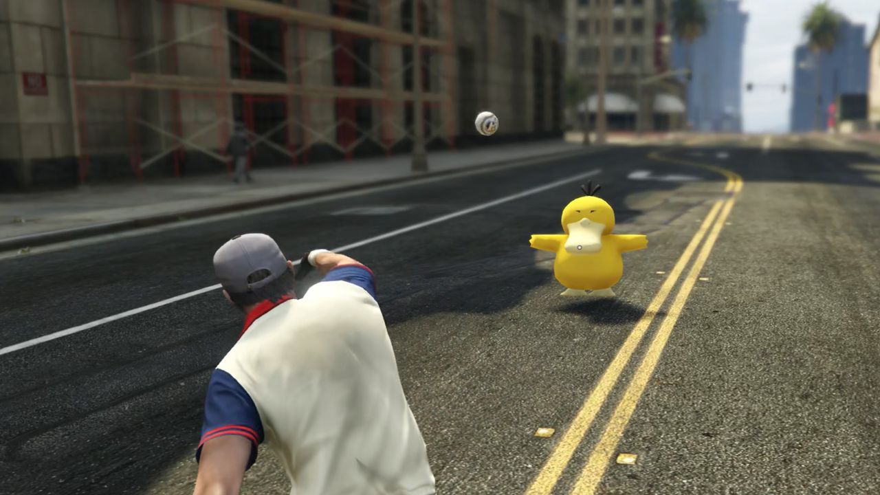 Featured image GTA 5 becomes Pokmon Go using a mod