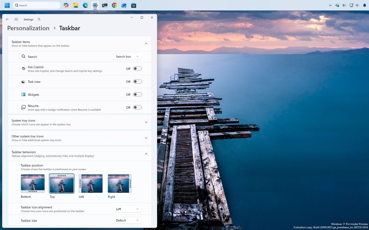 Featured image Windows 11 taskbar movement finally restored