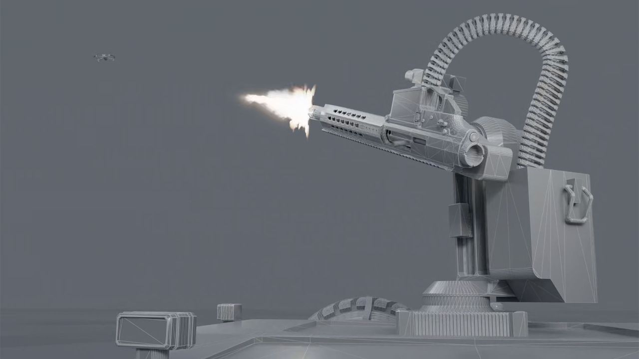 Featured image Selfdriving truck kills drones with shotgun turret US Army test