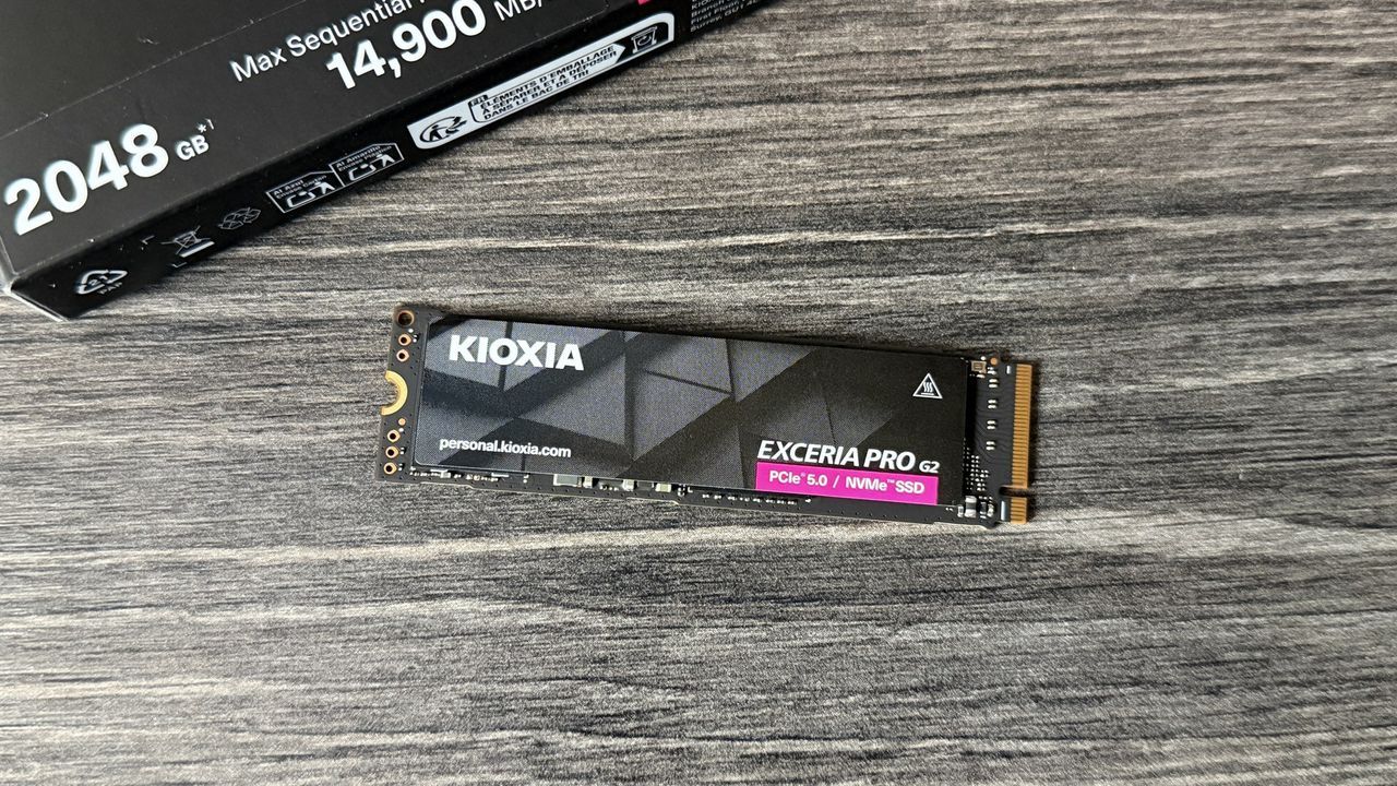 Featured image Kioxia Exceria Pro G2 NVMe SSD speed test