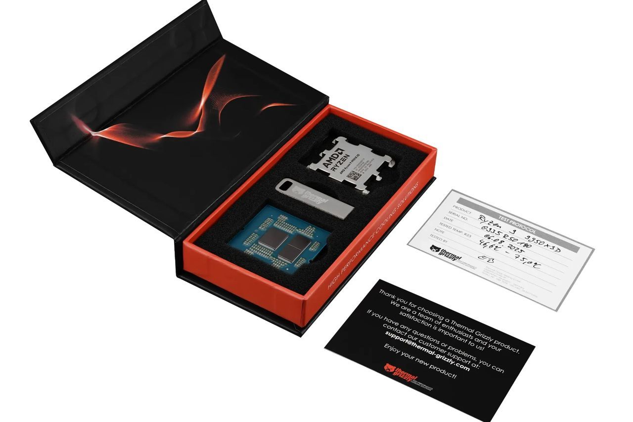 Featured image Delidded Ryzen 9 9950X3D2 Dual Edition for 1403