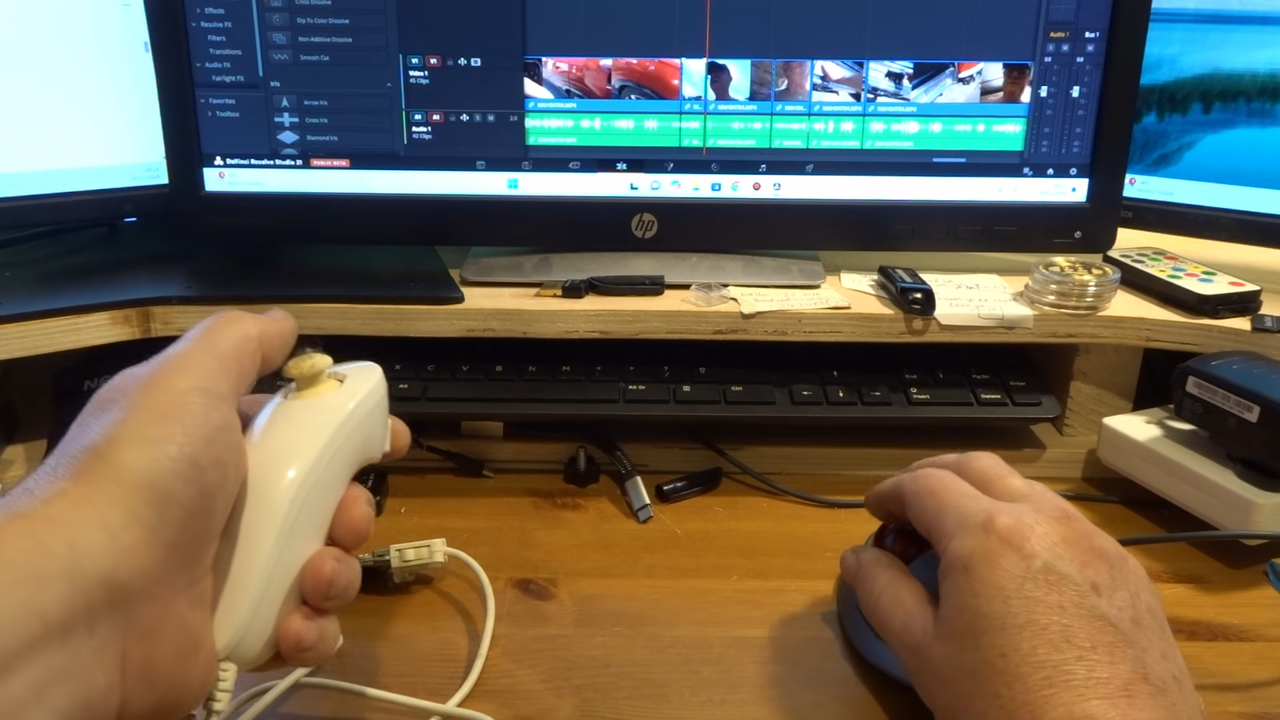 Featured image Wii Nunchuck turns into a video editing tool