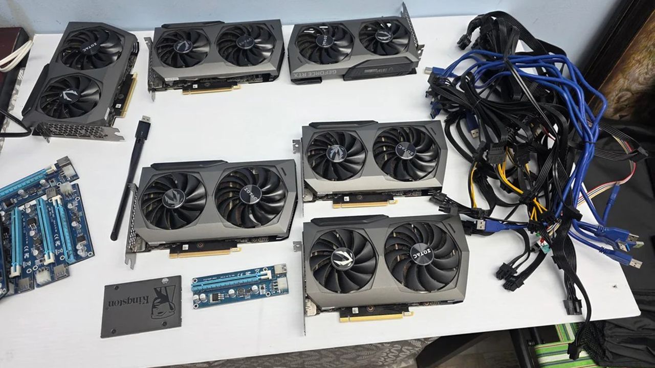 Featured image 12 RTX 3070 GPUs survived crypto mining storage