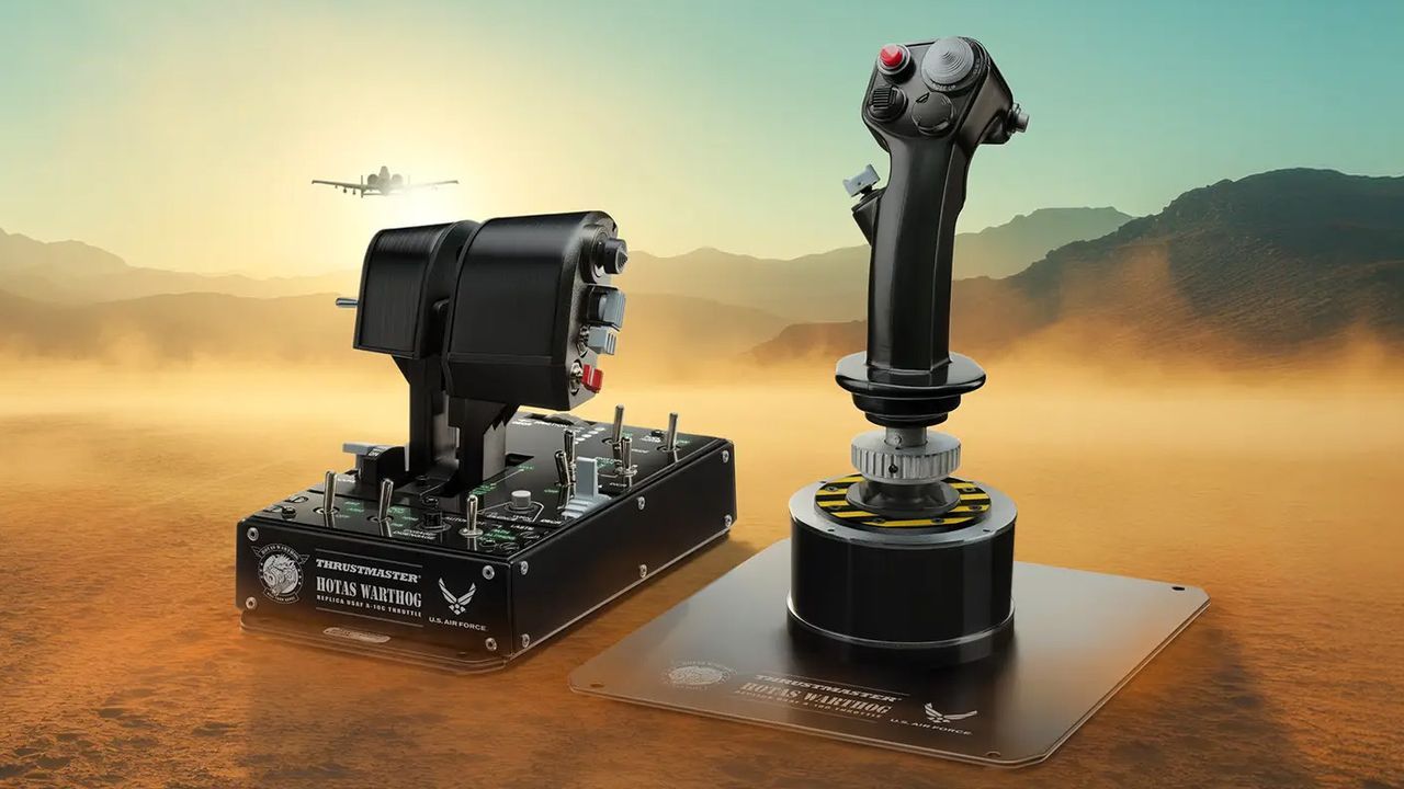 Featured image Thrustmaster A10C HOTAS replica for digital dogfights