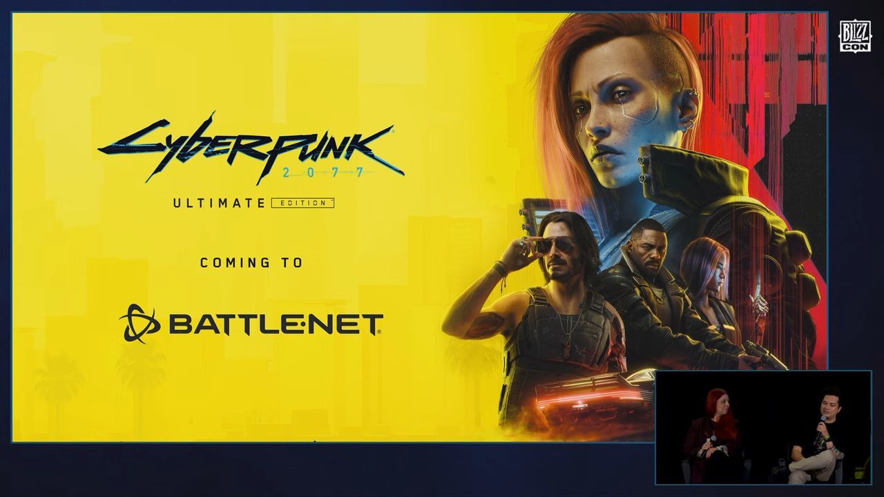 Featured image CP2077 on Battlenet  Overwatch Edgerunners collab