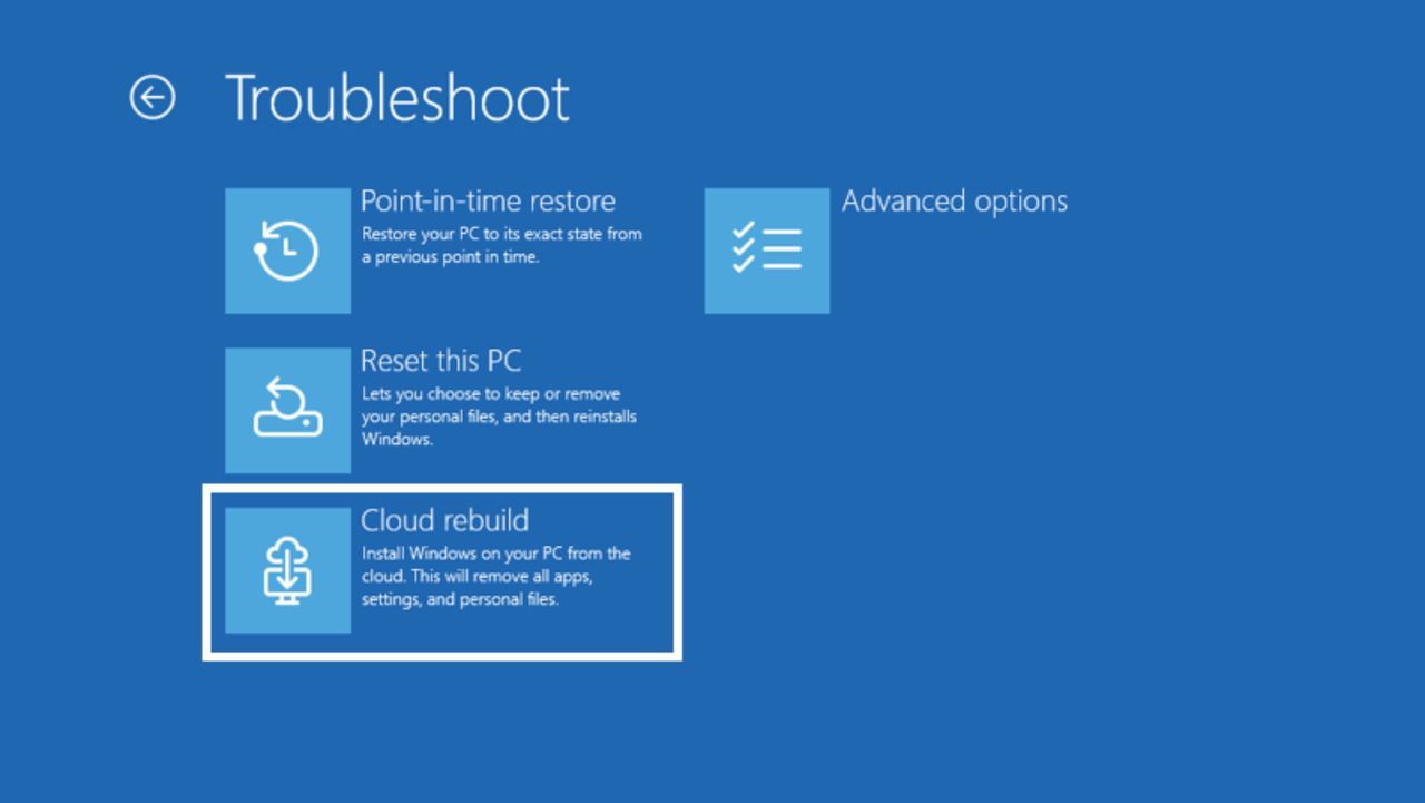 Featured image Cloud reset Windows 11 Insiders bypasses boot issues no USB needed