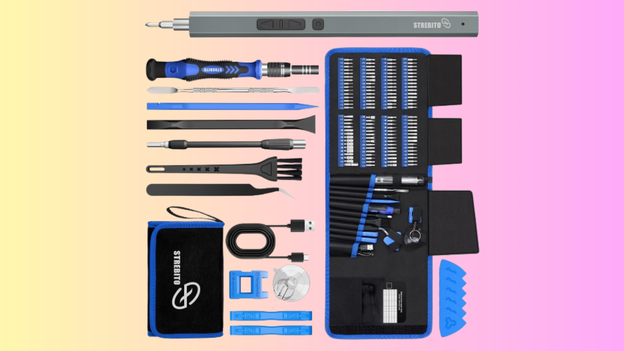 Featured image Epic 144in1 toolkit with electric drivers and magnetic bits