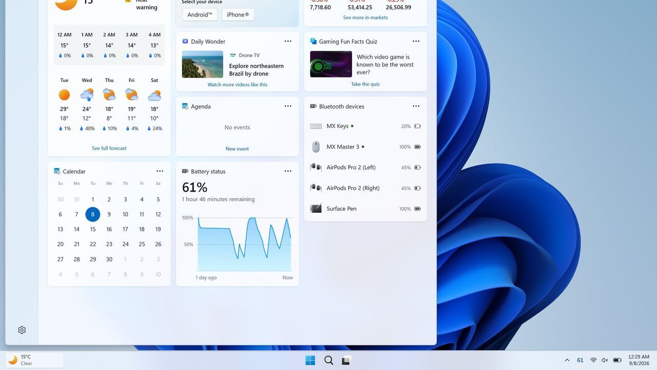 Featured image Get your Windows 11 battery widget without waiting
