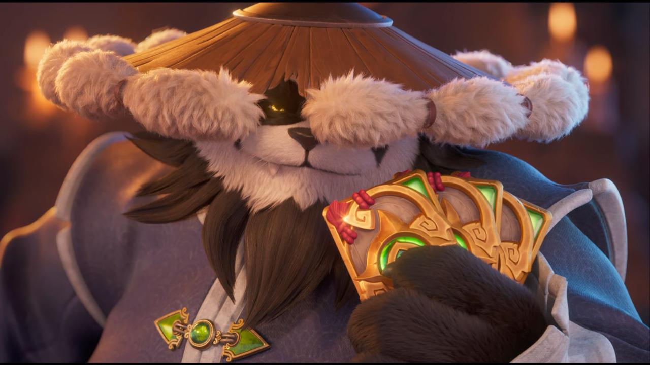 Featured image Hearthstone adds the firebreathing panda Monk class