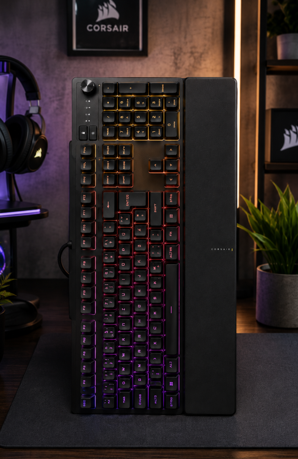 Featured image Corsair SKIFF 100 PLUS RGB  IP53 Keyboard Review